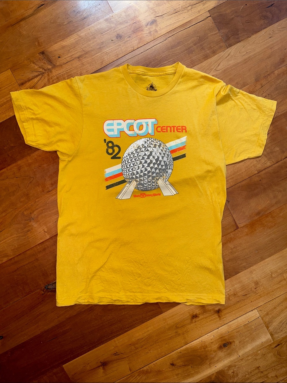 Disney Yellow EPCOT Center '82 Graphic Tee